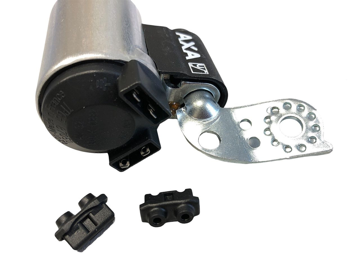 AXA 8201 Dynamo links Alu silber poliert