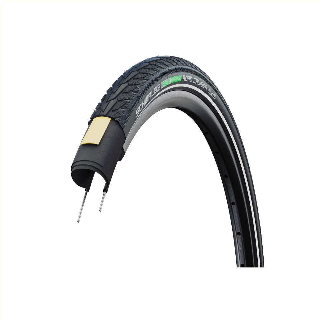 Schwalbe Road Cruiser Reifen 28 x 1.40 (37-622) schwarz Reflex