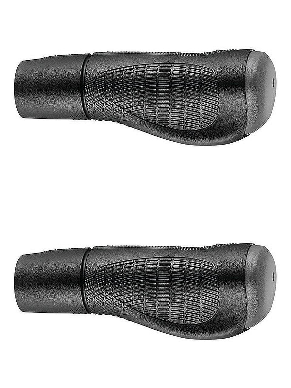 Marwi GP03 ergonomische Fahrradgriffe, Paar, schwarz