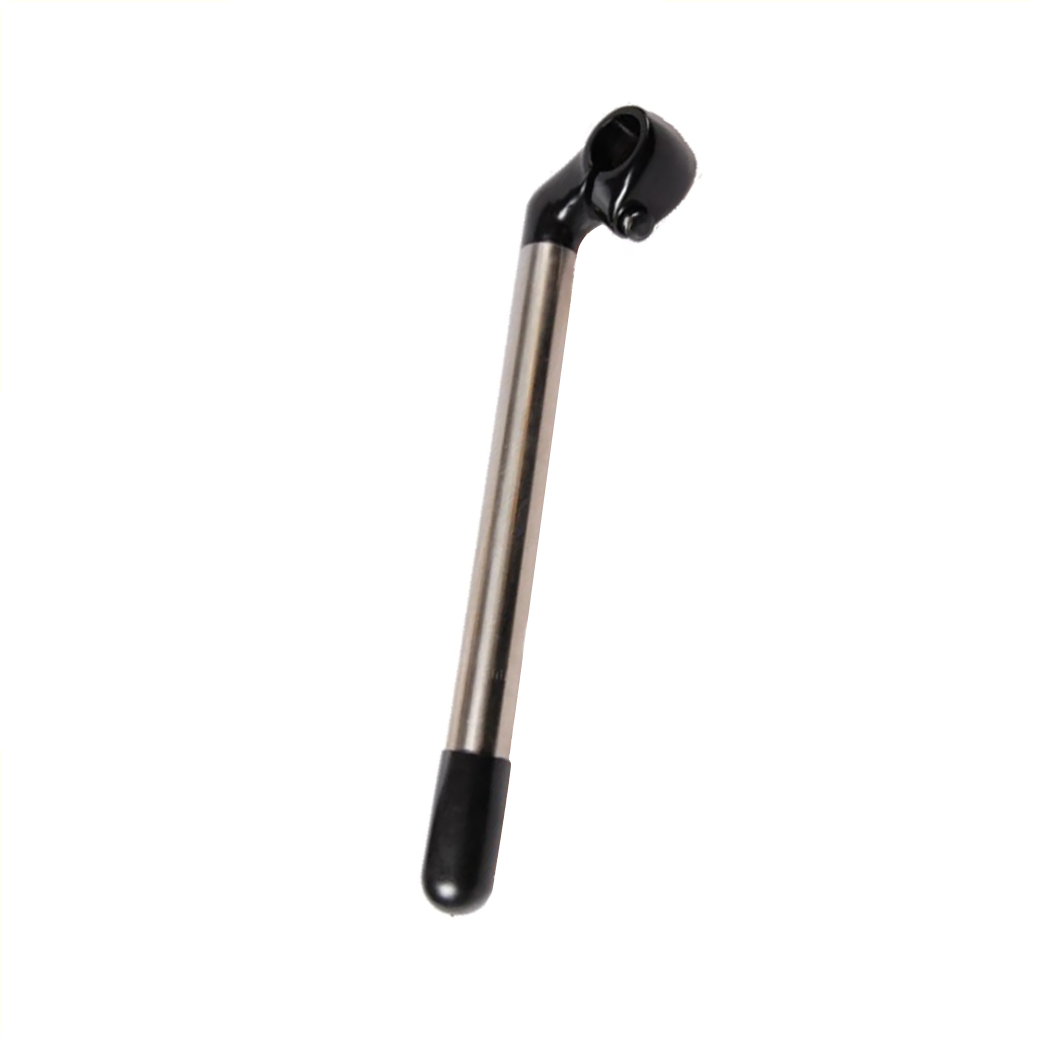 Hollandrad Schaftvorbau Edelstahl schwarz 22,2 mm 280 mm
