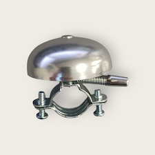 Halbrenner- und Rennradklingel 50 mm Silber, leicht