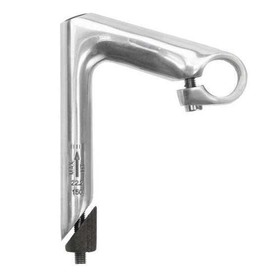 Aluminium Schaftvorbau 100 mm für Urban Bike und Vintage Umbau mit 25,4 mm Klemmung