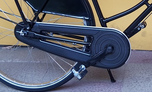 Hollandrad Kettenkasten Hesling 28'', Kunststoff, Schwarz