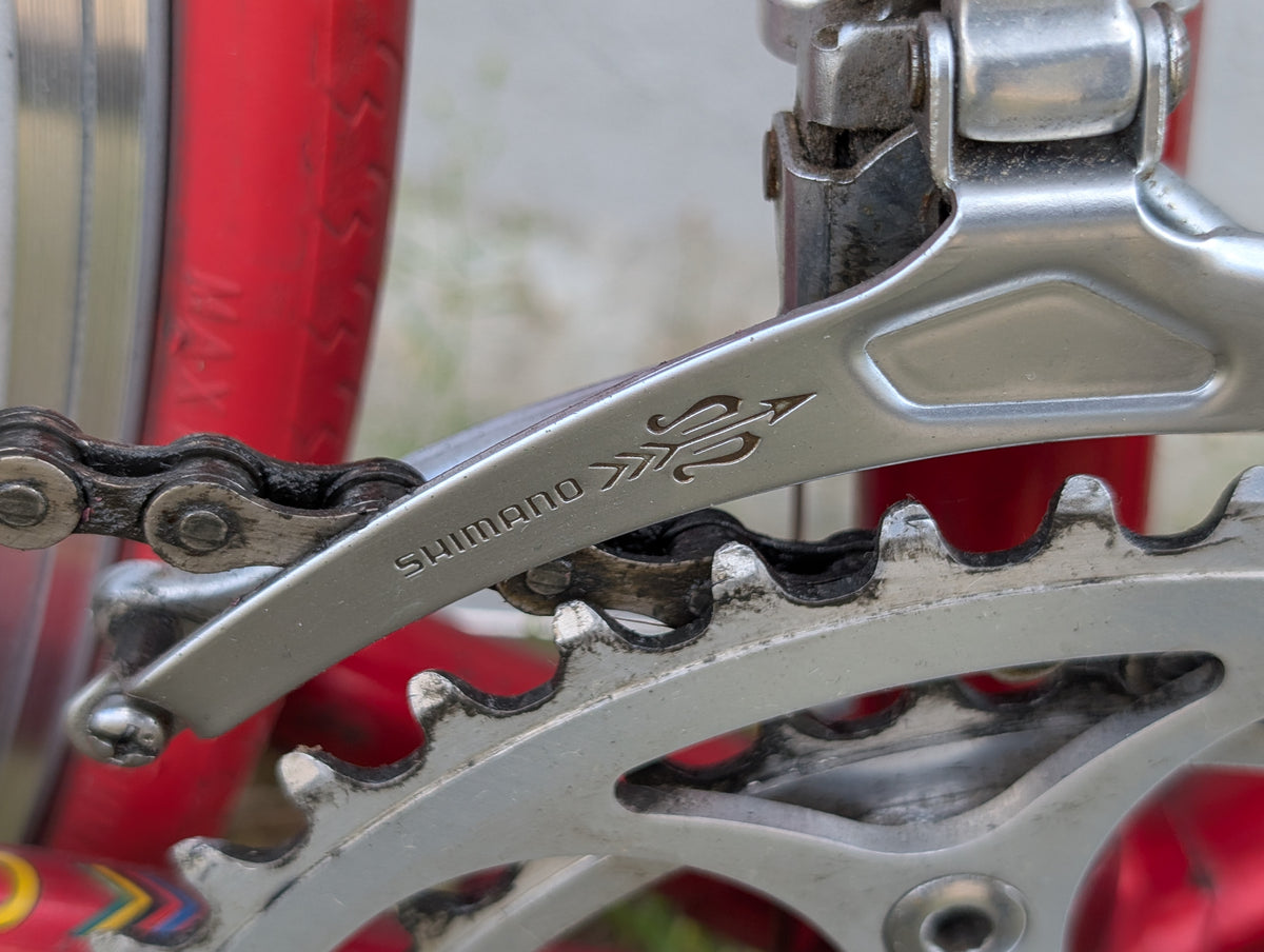Basso Vintage-Rennrad Rot-Metallic | Shimano Golden Arrow, RH 53