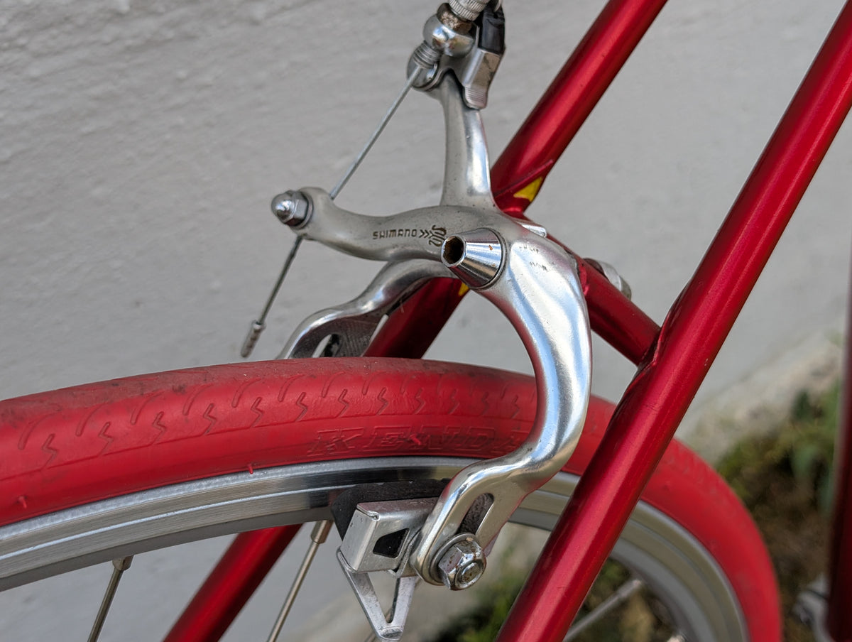 Basso Vintage-Rennrad Rot-Metallic | Shimano Golden Arrow, RH 53