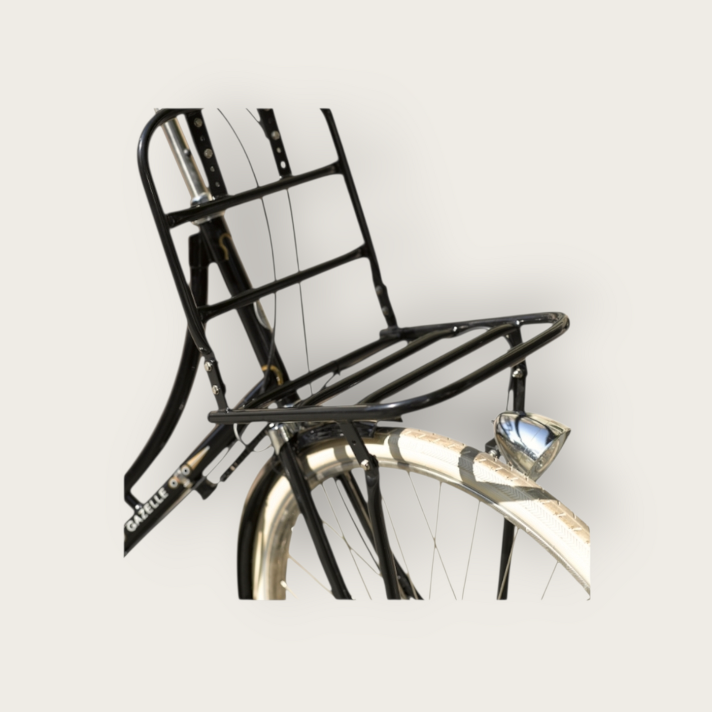 Hollandrad Frontgepäckträger Original Klassik - Transportgepäckträger 30 x 30 cm, Schwarz