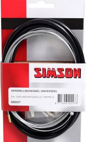 Simson Schaltzug-Set 020227 – komplett für Sturmey Archer / Gazelle