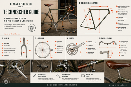 Technik Guide - Radgeber & FAQ zu den wesentlichen Vintage Bike Parts