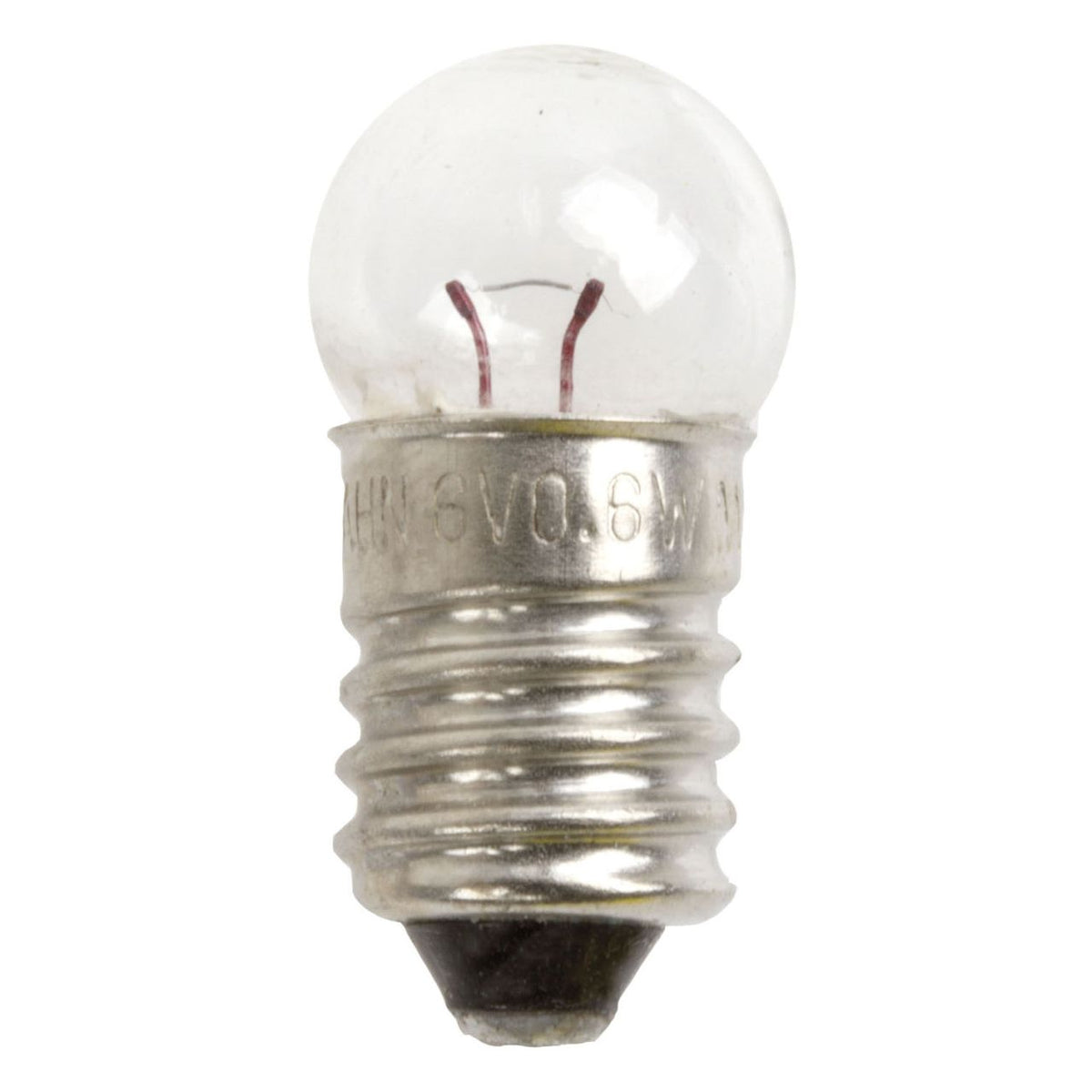 Rücklicht-Glühlampe 6 V / 0,6 W mit Schraubsockel E10