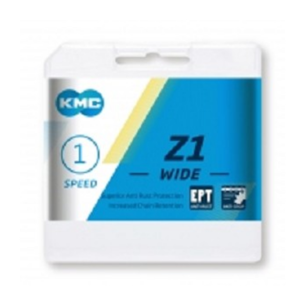 KMC Z-1X EPT Wide Fahrradkette 1/2 x 1/8 Zoll mit Rostschutz für Hollandrad