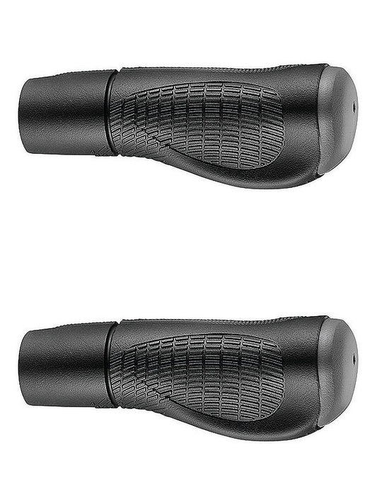 Marwi GP03 ergonomische Fahrradgriffe, Paar, schwarz