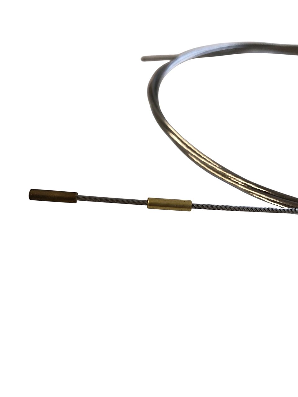 Schalt-Innenzug Niro-Glide 2200 mm mit Klemm- und Messingnippel