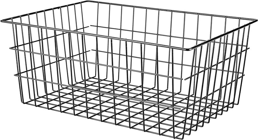 XL Fahrradkorb Camillo schwarz 55 x 36 x 22 cm