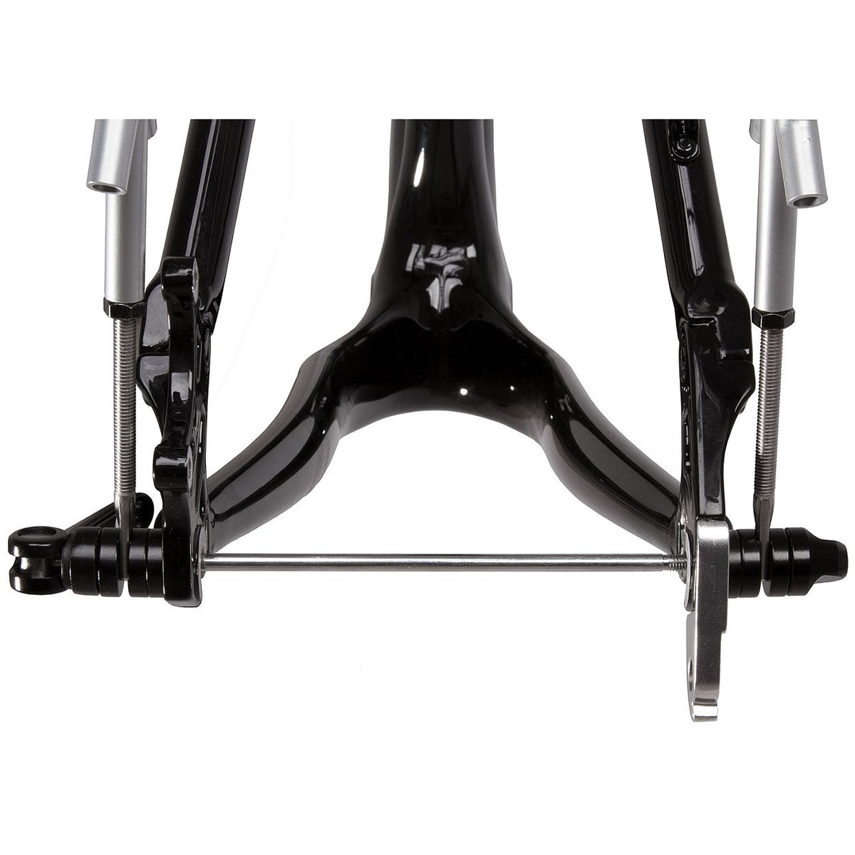 Racky Axle montiert am Hinterrad