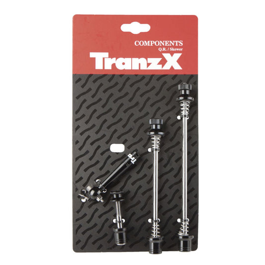 Tranz X Schnellspanner-Set mit Diebstahlschutz schwarz