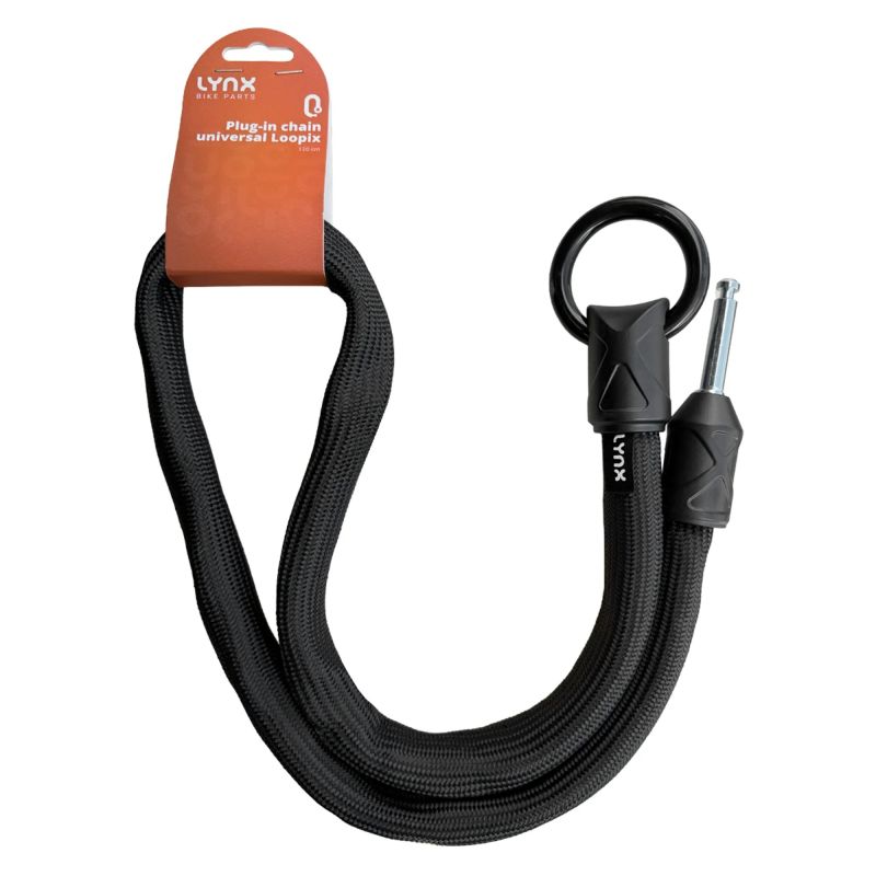 Lynx Loopix Einsteckkette 120 cm schwarz