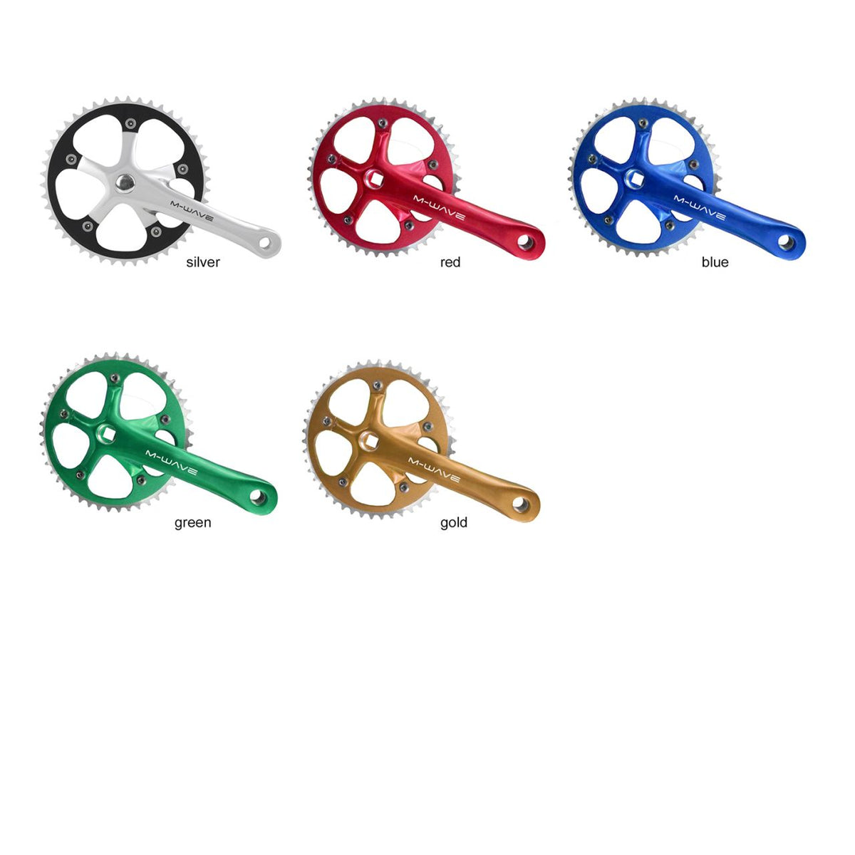 M-Wave Singlespeed Kurbel Farbvarianten