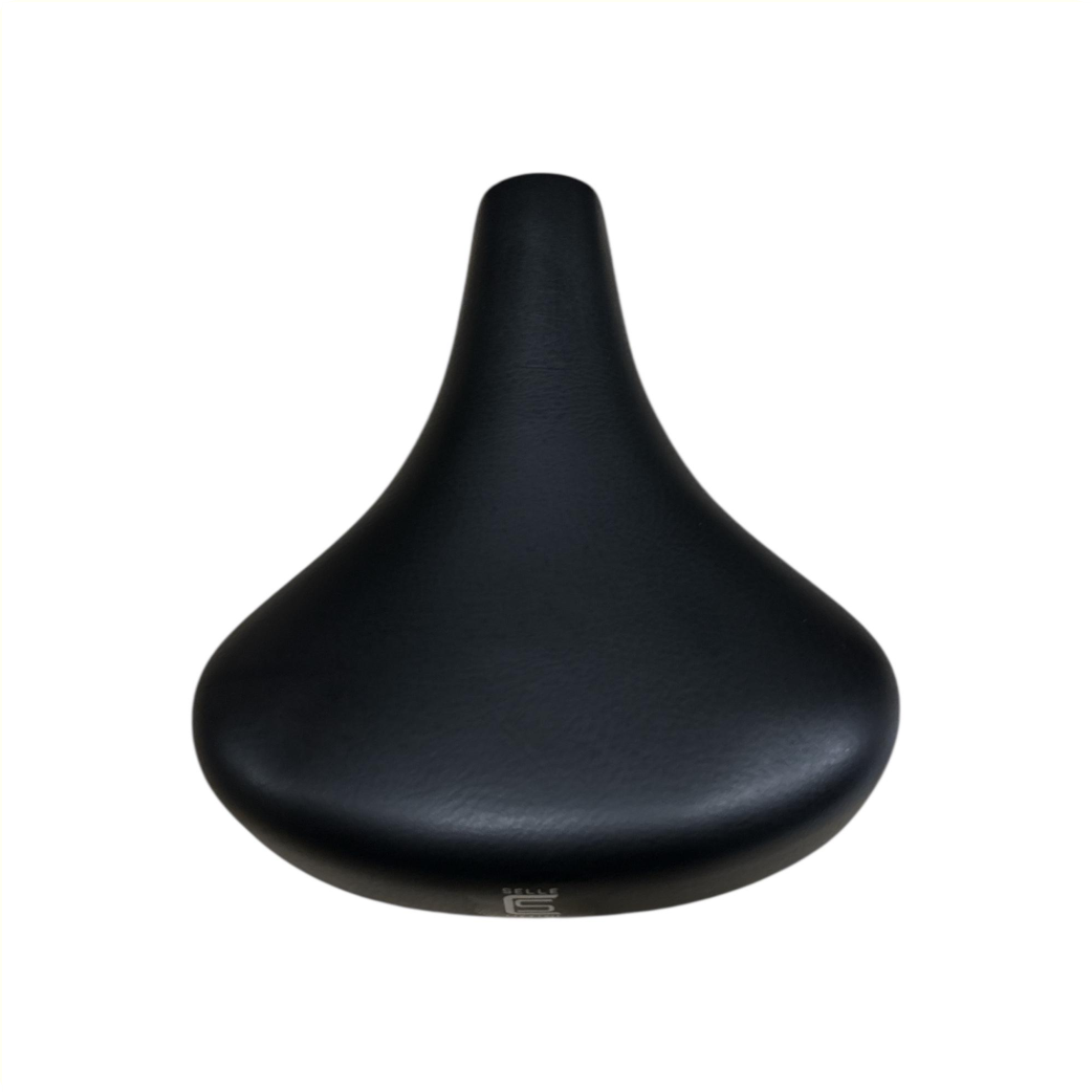 Selle Comfort City Foam Hollandrad-Sattel von oben mit breiter Sitzfläche