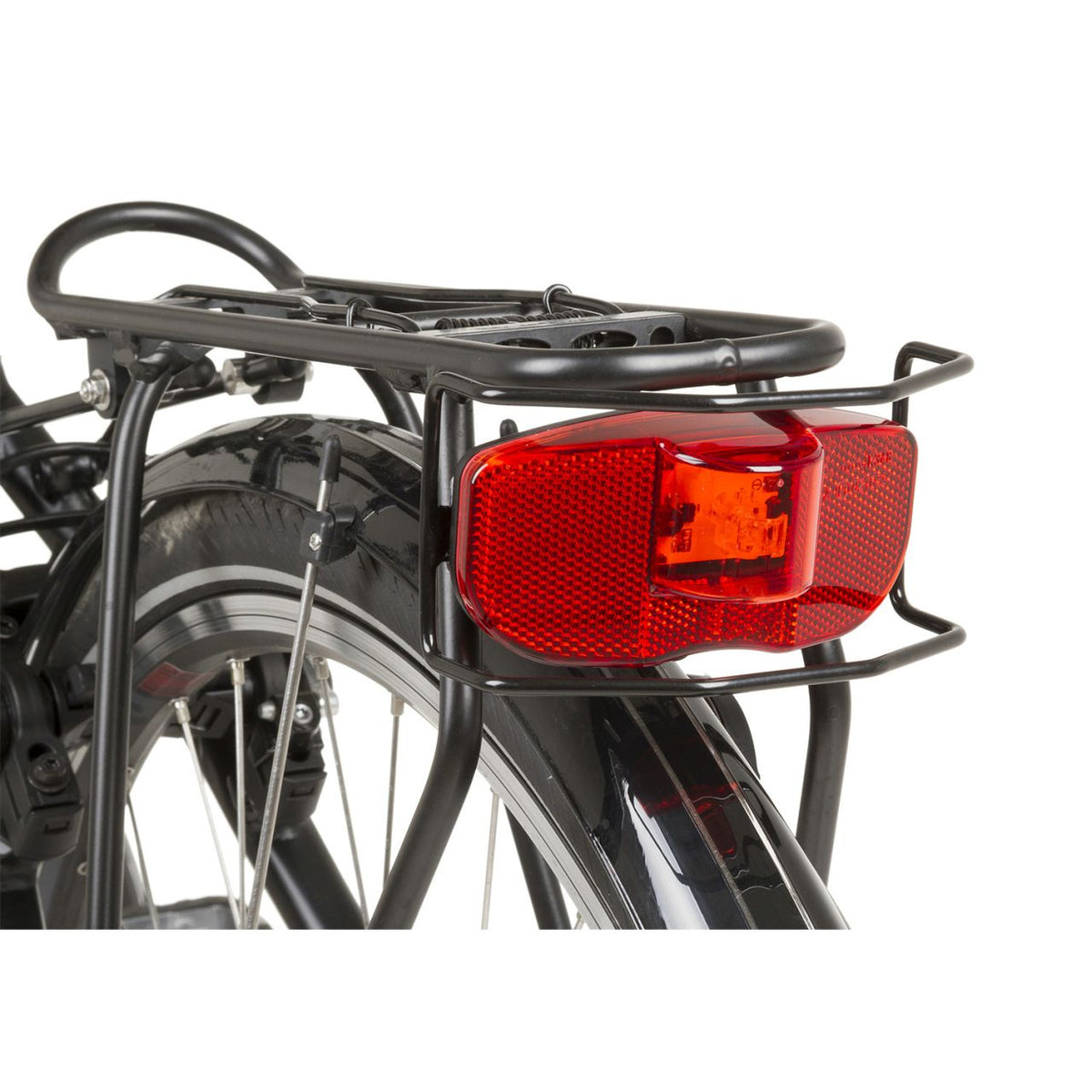 Batterie LED-Rücklicht für Gepäckträger 80 mm