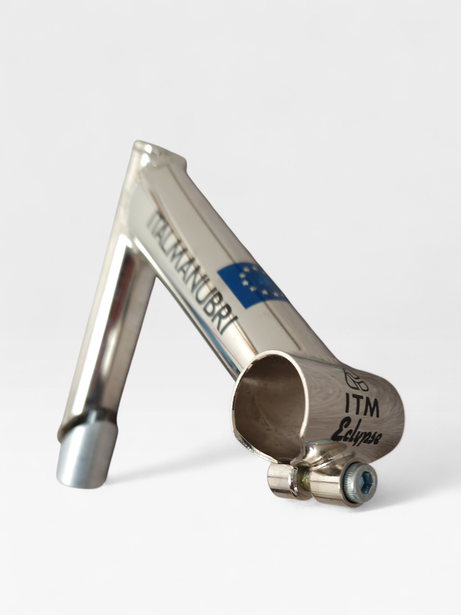 ITM ITALMANUBRI Eclypse R Schaftvorbau 130 mm Ti Finish mit 25,4 mm Klemmung, NOS