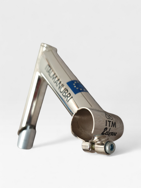 ITM ITALMANUBRI Eclypse R Schaftvorbau 130 mm Ti Finish mit 25,4 mm Klemmung, NOS
