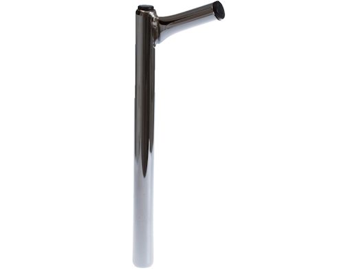 Steco Sattelstütze Pin-Up 25,4 mm in Silber mit nach hinten versetztem Ausleger für Hollandräder