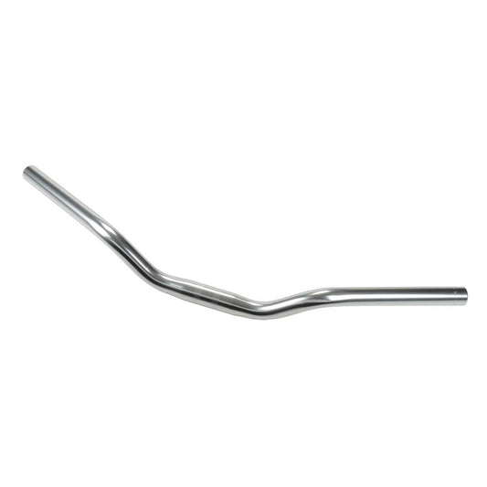 Klassischer Urban Bike Lenker Aluminium 25,4 mm, Silber, poliert – 600 mm – 15° Sweep