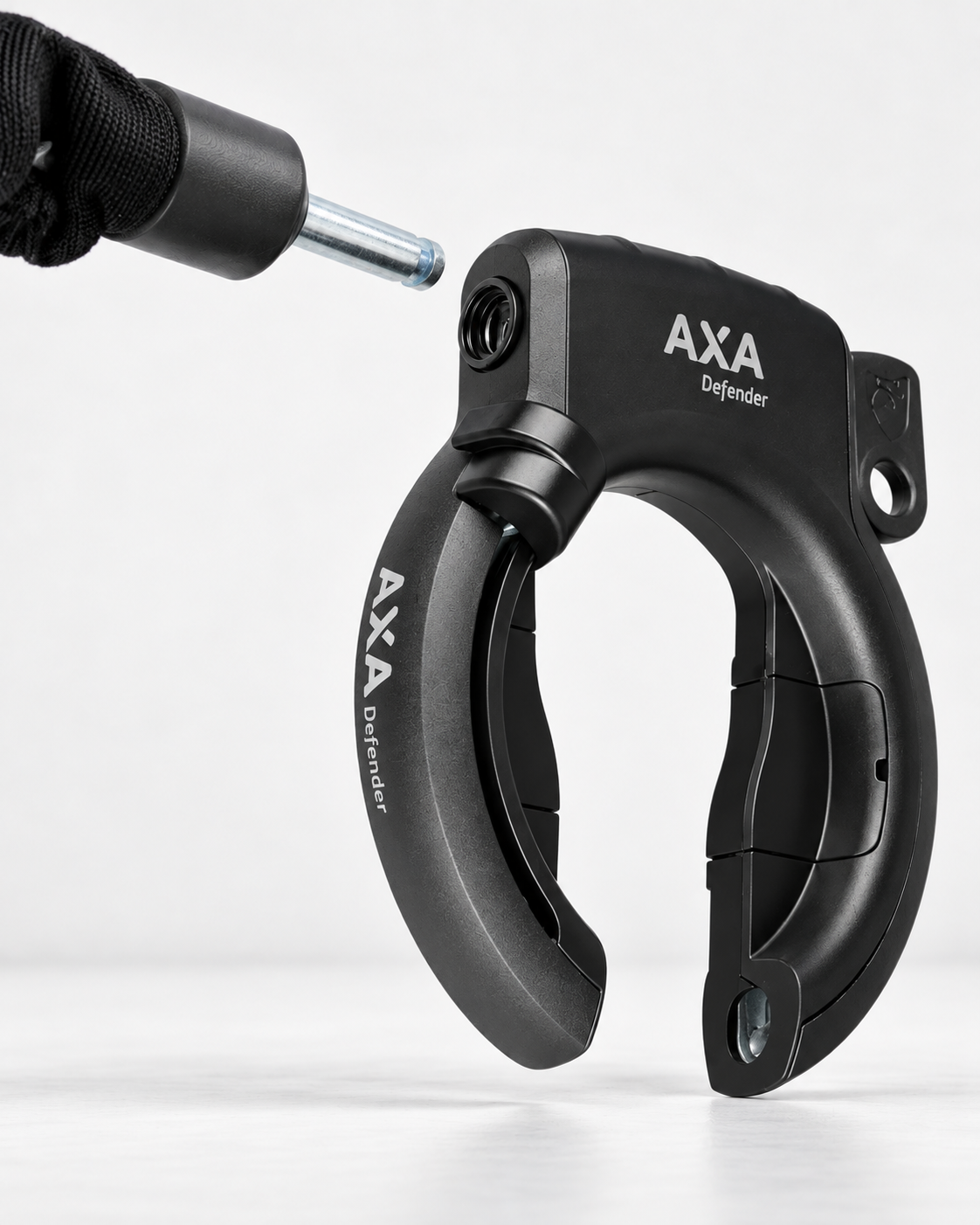 AXA Defender Rahmenschloss | ideal für Hollandrad Klassiker, Schwarz