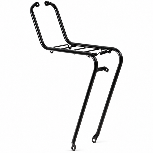 Hollandrad Frontgepäckträger Schmal - Transportgepäckträger 30 x 15 cm, Schwarz