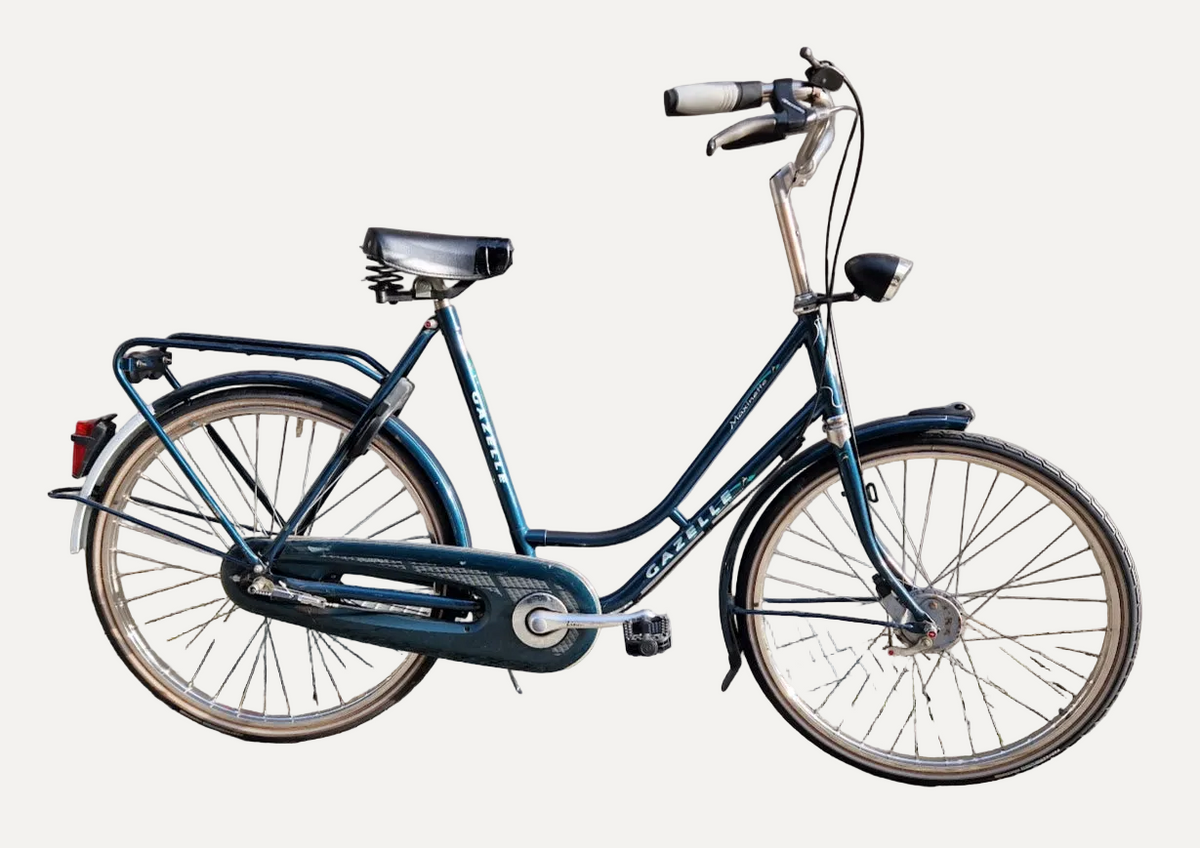 Gazelle Maxinette Damen-Hollandrad in Grün, 24 Zoll, freigestellt