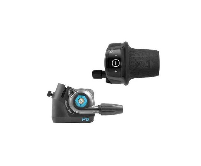 Drehgriffschalter 5-Gang mit Clickbox für SRAM P5
