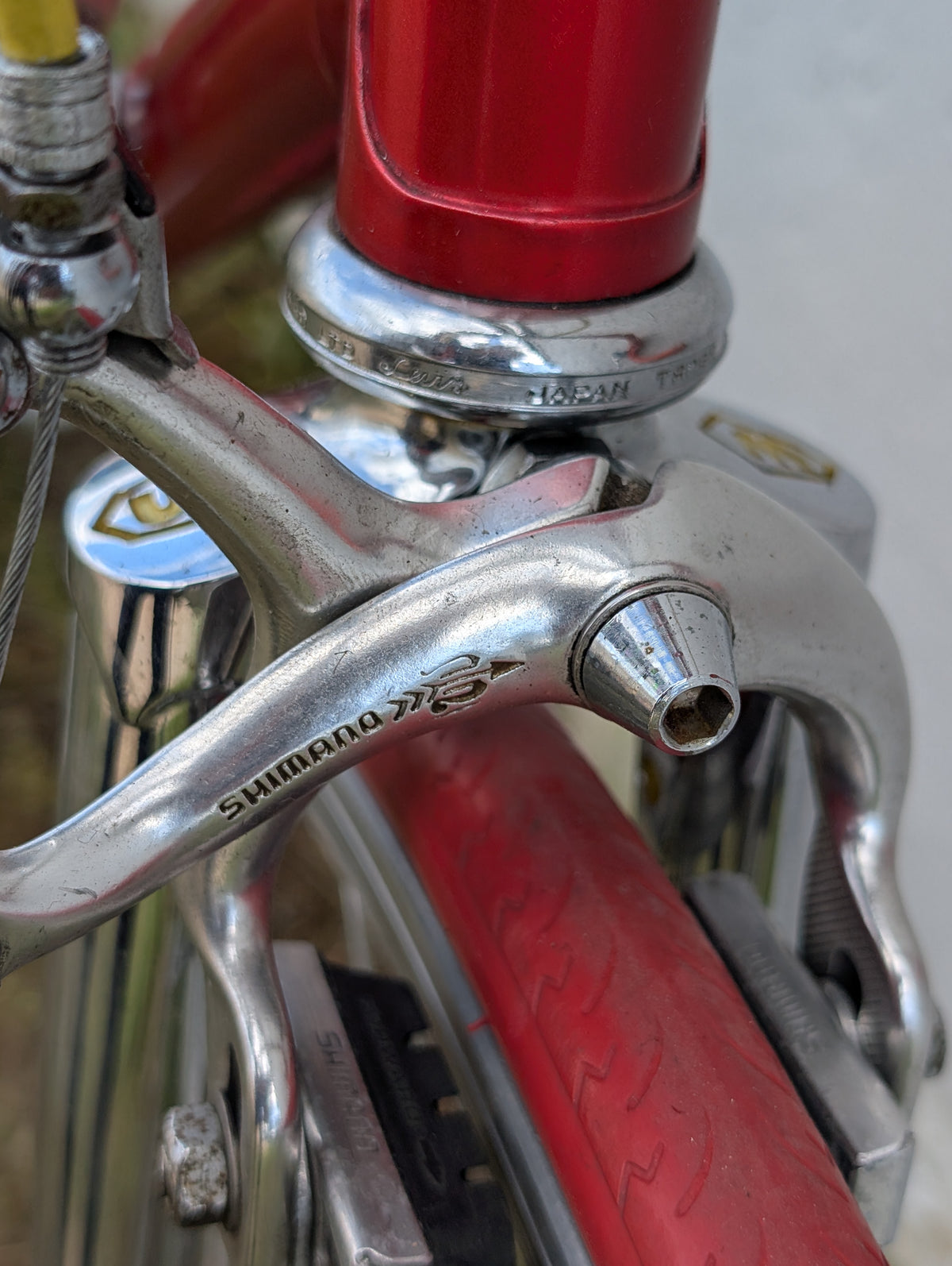 Basso Vintage-Rennrad Rot-Metallic | Shimano Golden Arrow, RH 53