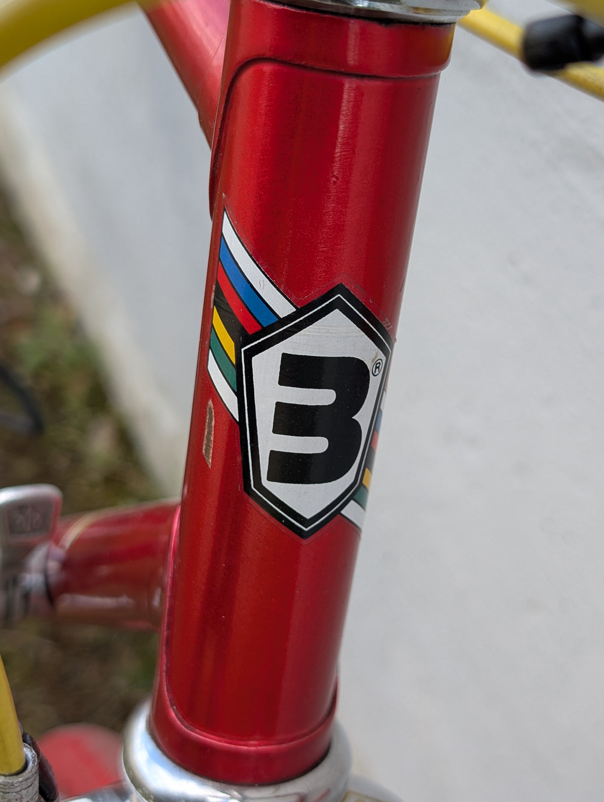 Basso Vintage-Rennrad Rot-Metallic | Shimano Golden Arrow, RH 53