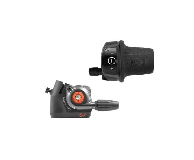 Drehgriffschalter 7-Gang mit Clickbox für SRAM S7