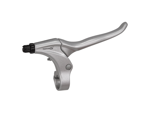 Saccon Bremshebel rechts für Rollenbremse und V-Brake, Alu satin silber