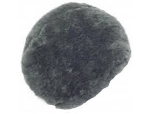 Sattelbezug Schaffell Rock-Modell grau