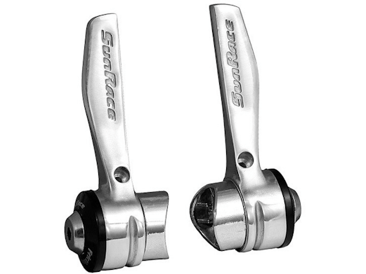 SunRace SLR-80 Rahmenschalthebel 8-fach für Schaltsockel, silber